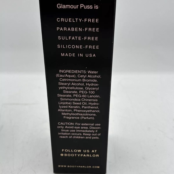 Booty Parlor Intimate Shave Cream Glamour Puss 8oz NEW - Picture 4 of 9